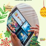 Two people are competing to win a £120 annual Readly subscription by participating in the KiddyCharts Advent competition.