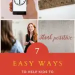 In this image, seven easy ways to help kids study online are being promoted, with a link to a website for more information.