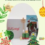 A person is entering a competition to win a £50 Christmas Eve Treat Box from Elfland UK.