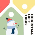 The image is of Christmas gift tags for the year 2022 from the website KiddyCharts.