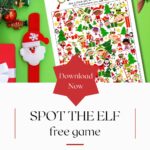In this image, people are being instructed to find and circle the character "ELF" in the image using a black pen or marker.
