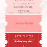 This image is displaying a voucher for a Love Theatre show that is redeemable anytime and never expires.