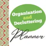 The image shows a planner for organizing and decluttering for the year 2023 from KiddyCharts.