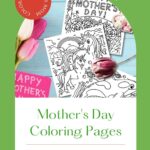 People are celebrating Mother's Day by downloading free coloring pages to color.