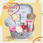 A mother is giving away two organic and fairwild soap and glory body lotions and two bumbles and boo charts from kiddycharts.com as a Mother's Day gift.