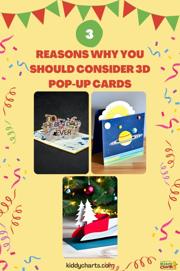 Kiddy Charts is offering 3 reasons to consider 3D pop-up cards as the best gift ever for children.