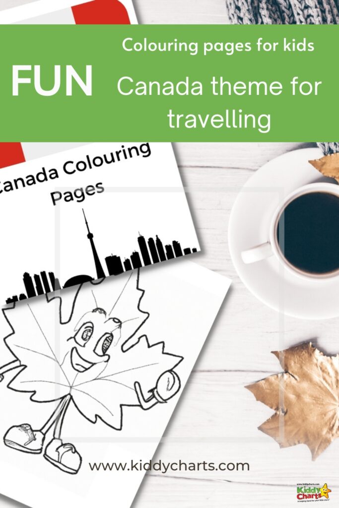 Kids are being provided with coloring pages with a Canadian theme to help them learn and explore Canada while having fun.