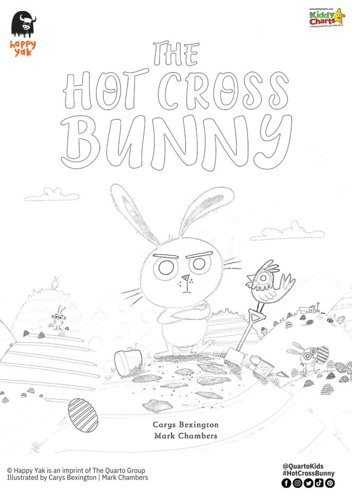 Happy Yak is releasing a book called "The Hot Cross Bunny" illustrated by Carys Bexington and Mark Chambers.