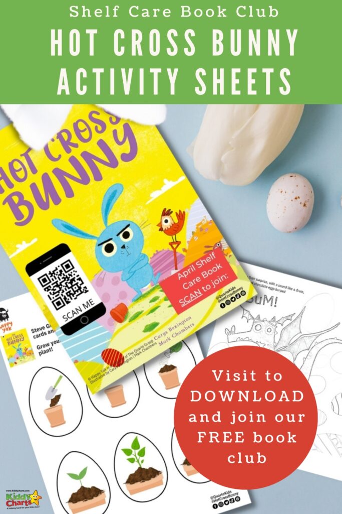 The Quarto Group is providing free Hot Cross Bunny activity sheets and book cards with a surprise sound, as well as a free book download to join their Shelf Care Book Club.