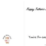 The image is celebrating Father's Day by expressing love for a father figure with a message of appreciation.