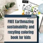 Children are learning about sustainability and recycling through a free coloring book provided by Kiddy Charts.