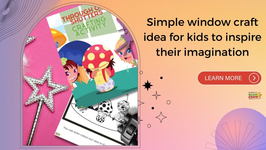 Kids are engaging in a crafting activity to make simple window shutters to inspire their imagination.