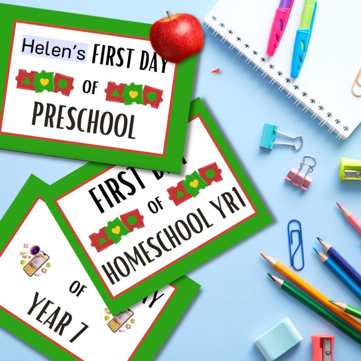 Helen is starting their first day of preschool, which is also the first year of their homeschooling journey in Year 7.