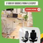 A website is giving away £1000 worth of goodies from FlexiSpot as part of a giveaway.