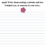 This image is promoting a writing contest by Kiddy Charts in collaboration with Quarto Publishing plc. for a story about making mistakes and learning from them.