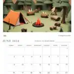 This image is a calendar for the year 2023, with the months of June 2023 and July 2024 listed and the days of the week and dates for each month.