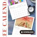 This image is a printable calendar for March and August 2024, with reminders from KiddyCharts.