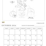 This image is a calendar for October 2023 to October 2024, with the days of the week listed at the top.