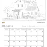 This image is a calendar for April 2023, listing the days of the week for each day of the month.