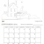 This image is a calendar for September 2024, listing the days of the week and the dates for each day.
