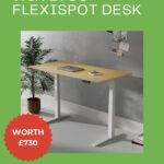 People are being encouraged to enter a competition to win a FlexiSpot desk worth £730 and to find out about their eight Black Friday offers.