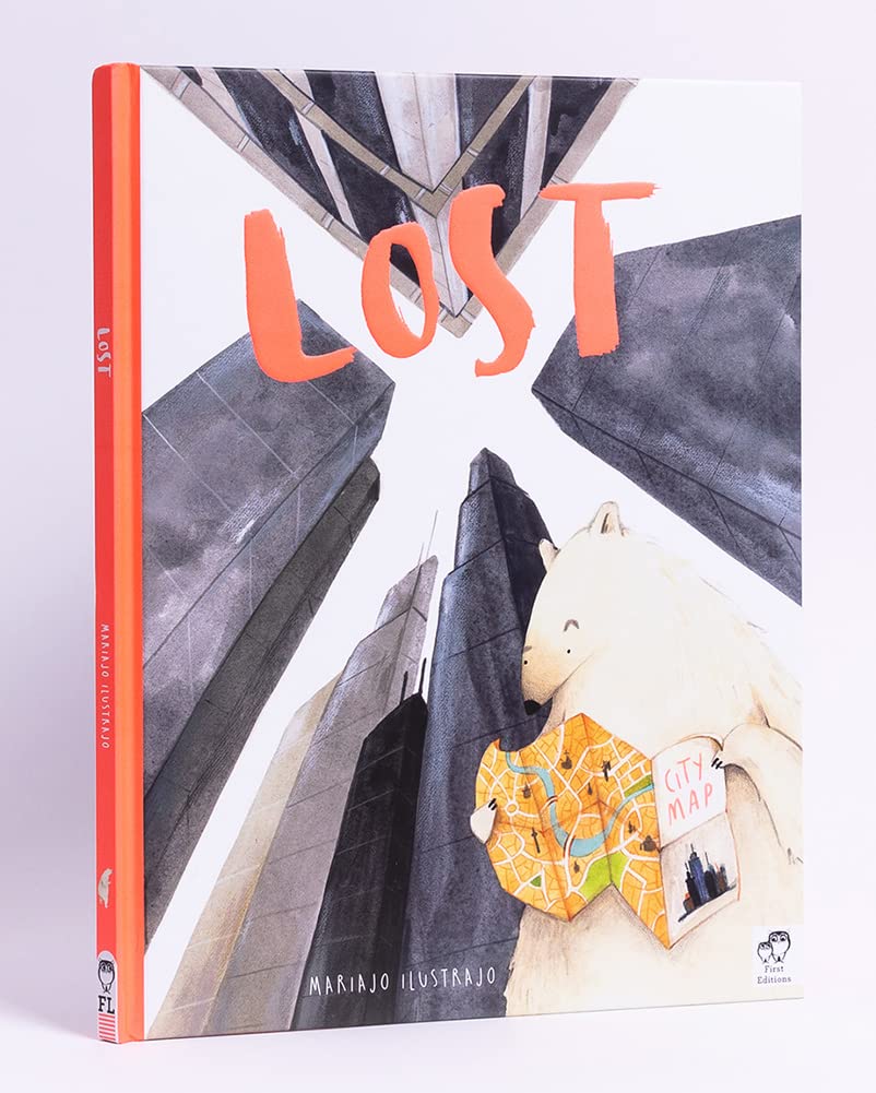 A person is searching for a lost city map of Mariajo Ilustrajo in the FIESt Editions.
