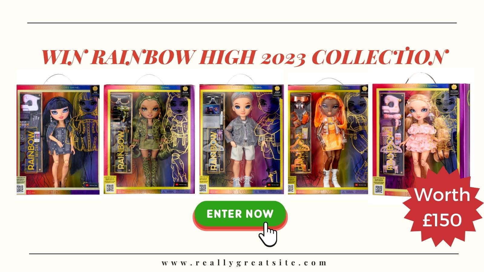 Win full range of Rainbow High Spring 23 collection worth £150