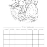 This is a black and white illustration of a person holding a frog, above a blank weekly planner labeled "Things to Remember" with days of the week.