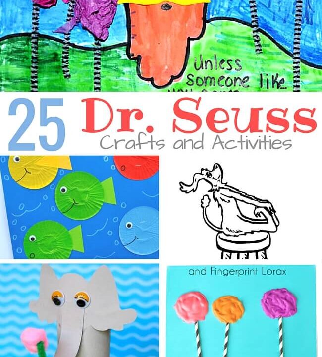 25 Dr Seuss activities and crafts for little ones