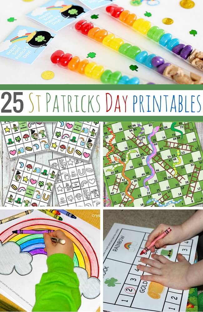 25 St Patricks day printables for kids to have fun with