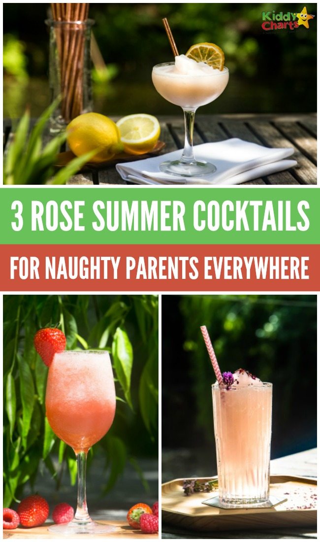 3 Rose Summer Cocktails For Naughty Parents Everywhere