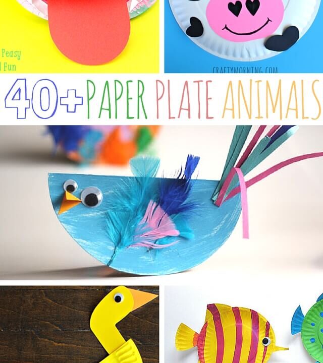 40+ Paper Plate Animal Crafts For Little Ones To Make
