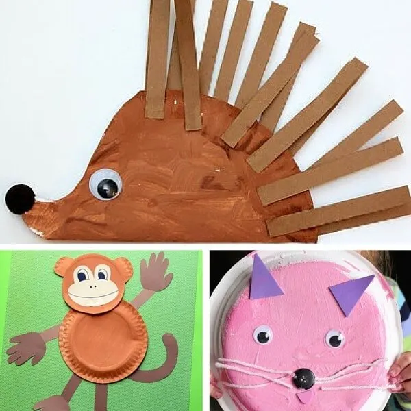 40+ paper plate animals crafts for the kids - Kiddy Charts