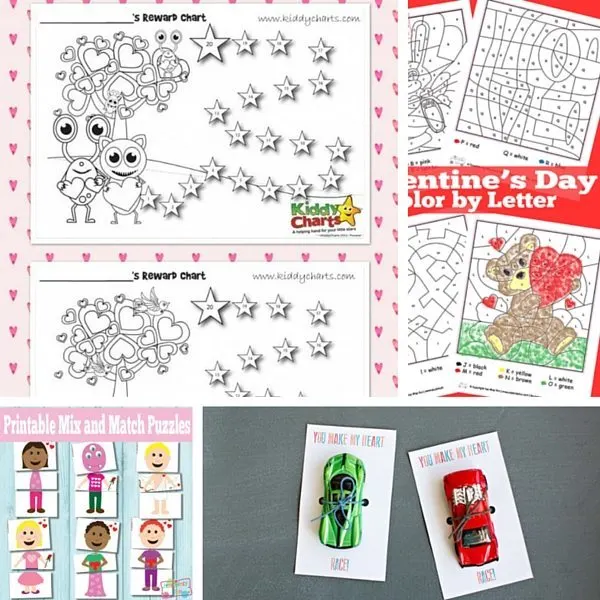 50+ Valentine Printables for Little ones