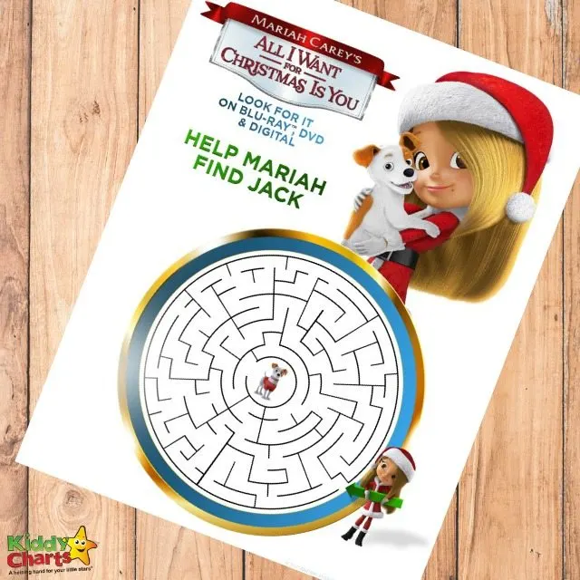 All I want for Christmas is you activity sheets