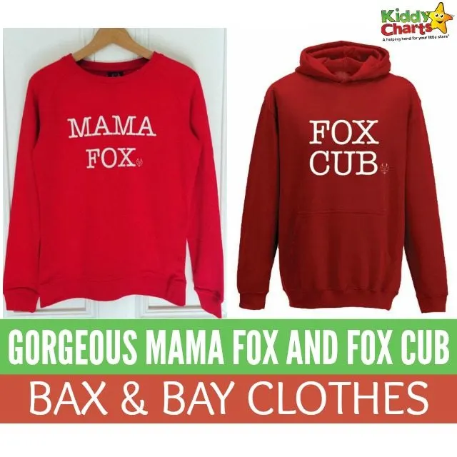 Awesome Mama Fox And Fox Cub Bax & Bay Clothes