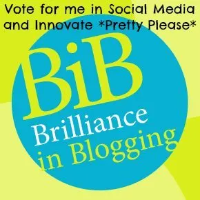 Brilliance in Blogging: Vote for me