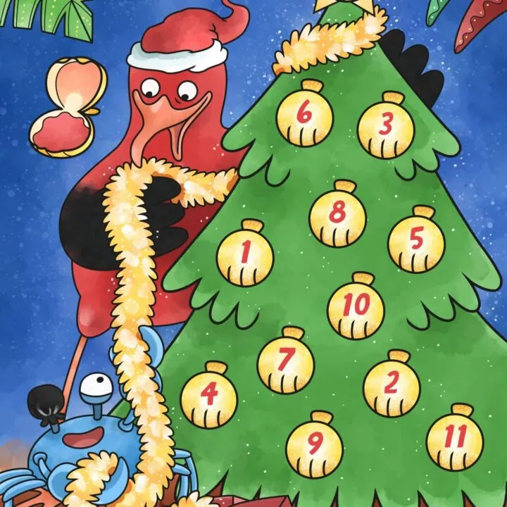 Free Christmas activity book, and 12 great giveaways too.