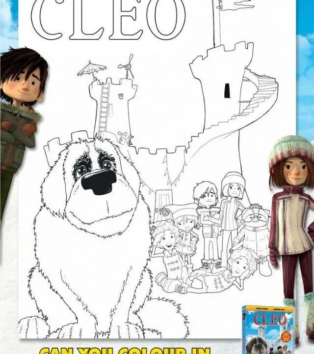 Cleo Colouring Page