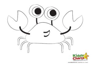 Download this crab colouring page for some summer fun