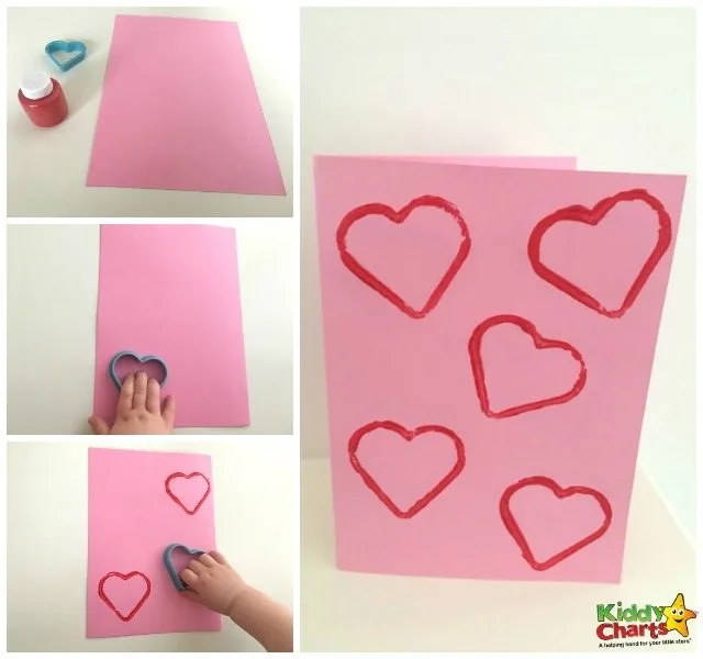Cute and Easy Heart Valentine Card for Toddlers