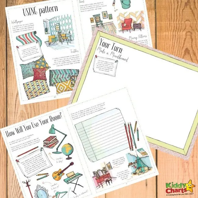 Design your own room coloring sheets and activities 