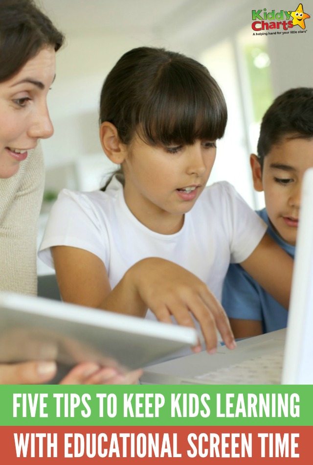 Five tips to keep kids learning with educational screen time