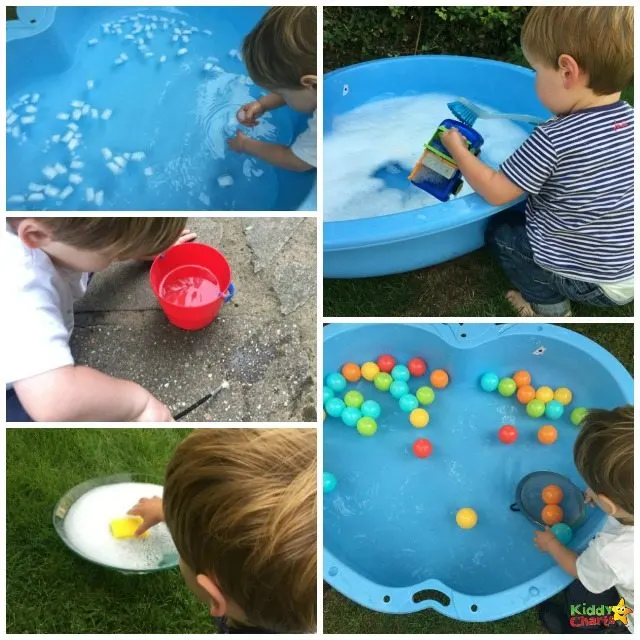 Five ways to have fun with water play
