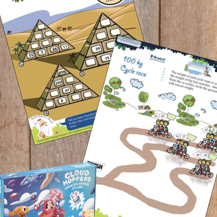 Fluency in mathematics is very important. To be fluent in addition and subtraction, kids need to do a lot of practice. Cloud Hopper board game is great to help kids to be more fluent in addition and subtraction.