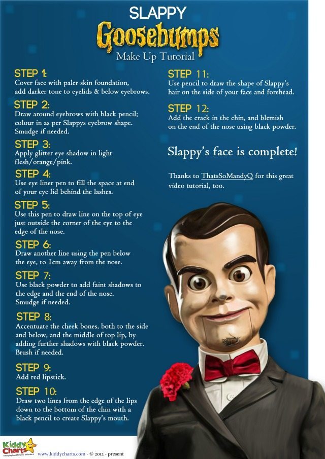 Do you love the Goosebumps books? Here is a tutorial for Goosebumps Slappy from the books and the movie; something great for Halloween and beyond. Scare your friends now!