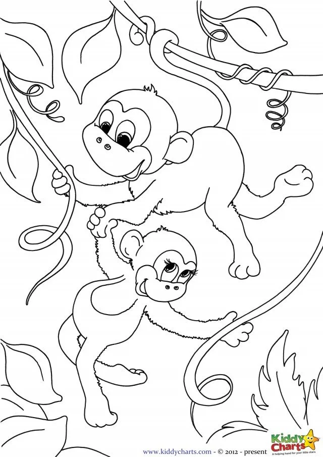 We have another fabulous monkey colouring page for you for the Chinese New Year, and beyond. Aren't they just too cute? Perfect to keep your monkeys occupied I hope!