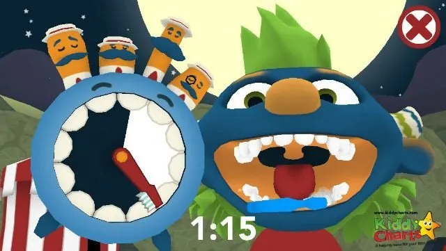 Brush those teeth with the Brusheez little monsters! Some great options in this app to help your kids, and its free; with the option to buy extra characters too.