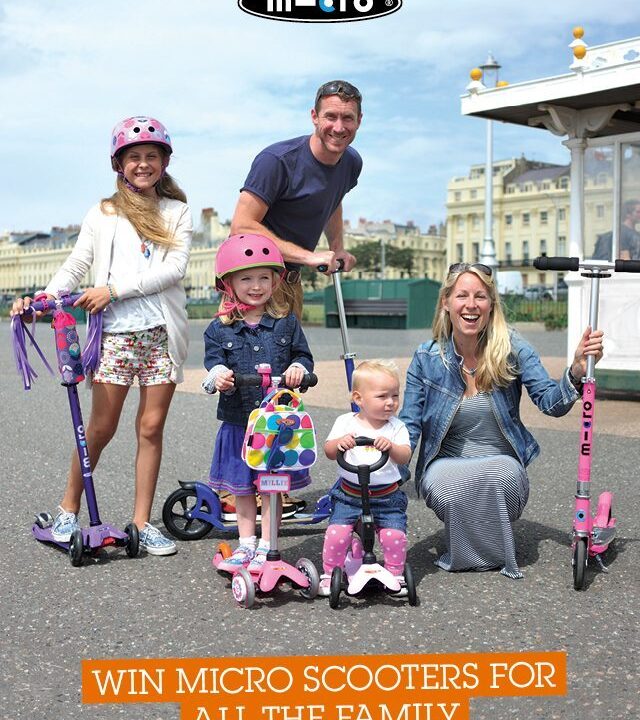 We have more scooters to win on the blog today - a fabulous set for the family. Closes 13th August.