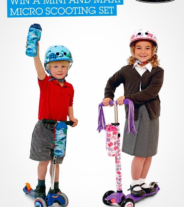 Win your chance to get a Maxi and Mini Microscooter in our summer countdown. Closes 6th August.